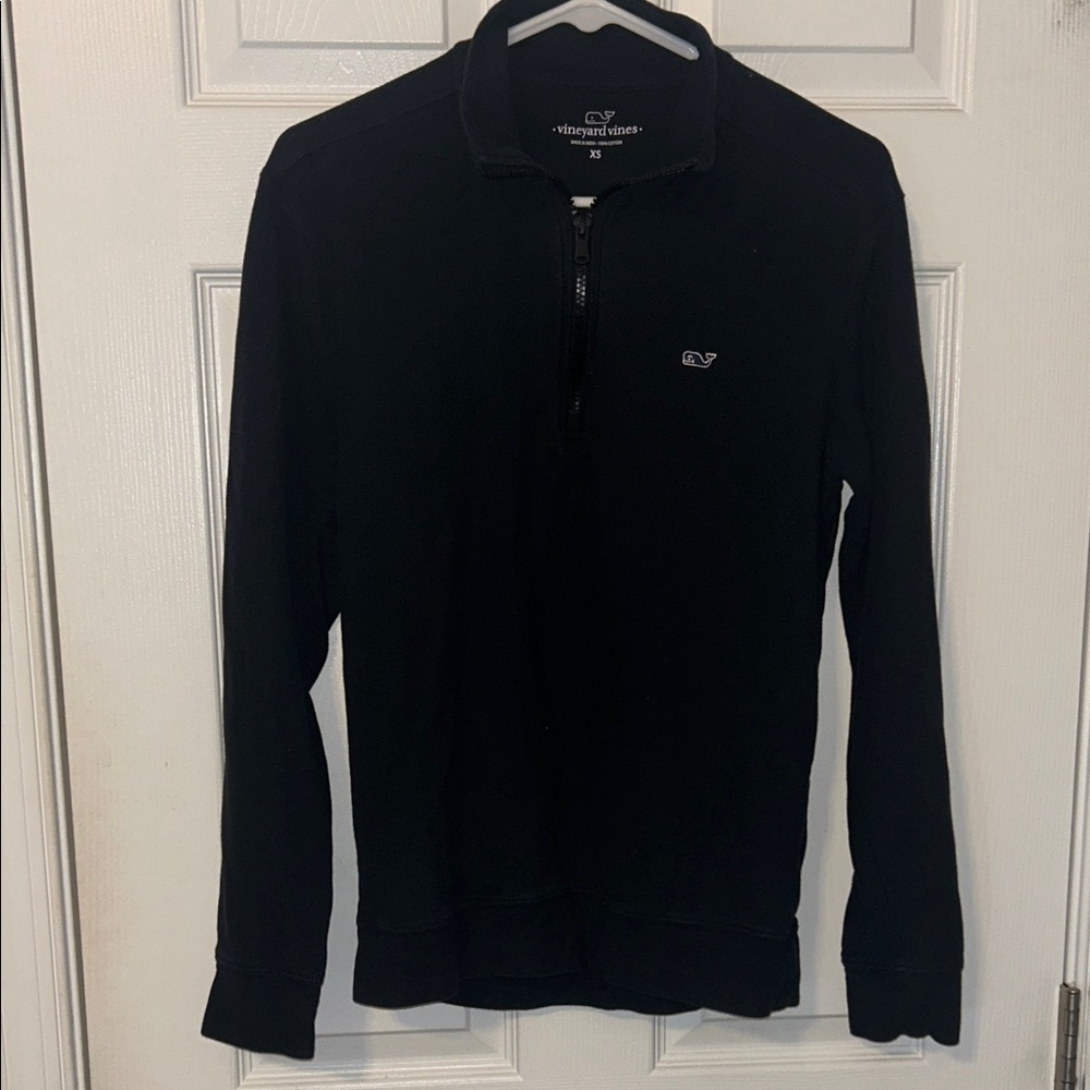 Vineyard Vines Men's Dark Zip-Up Sweater